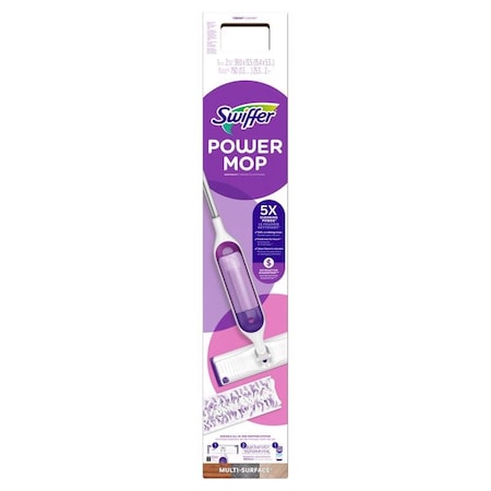 Swiffer Swiffer Power Mop 14.5 in. W Dry/Wet Spray Mop Kit 80714900